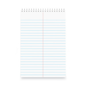 Universal Steno Pads, Gregg Rule, Red Cover, 80 White 6 x 9 Sheets, 6/Pack View Product Image