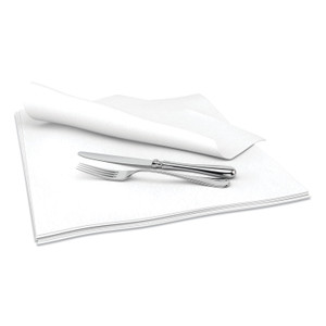 Cascades PRO Select Dinner Napkins, 1-Ply, 15 x 15, White, 1000/Carton (CSDN692) View Product Image