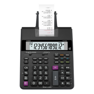 Casio HR200RC Printing Calculator, Black/Red Print, 2.4 Lines/Sec (CSOHR200RC) View Product Image