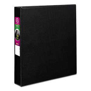 Avery Durable Non-View Binder with DuraHinge and Slant Rings, 3 Rings, 1.5" Capacity, 11 x 8.5, Black (AVE27350) View Product Image