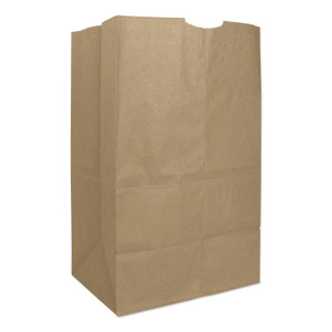 General Grocery Paper Bags, 50 lb Capacity, #20 Squat, 8.25" x 5.94" x 13.38", Kraft, 500 Bags (BAGGH20S) View Product Image