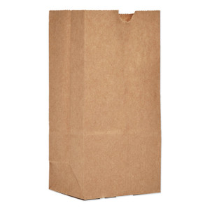 General Grocery Paper Bags, 30 lb Capacity, #1, 3.5" x 2.38" x 6.88", Kraft, 500 Bags (BAGGK1500) View Product Image