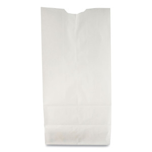 General Grocery Paper Bags, 35 lb Capacity, #10, 6.31" x 4.19" x 13.38", White, 500 Bags (BAGGW10500) View Product Image