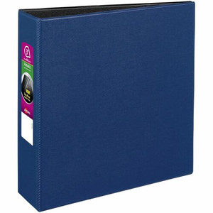 Avery Durable Binder - DuraHinge - 3" Binder Capacity - Letter - 8 1/2" x 11" Sheet Size - 600 Sheet Capacity - (AVE27651) Product Image 