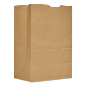 General Grocery Paper Bags, 75 lb Capacity, 1/6 BBL, 12" x 7" x 17", Kraft, 400 Bags (BAGSK1675) View Product Image
