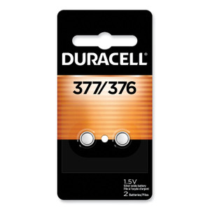 Duracell Button Cell Battery, 376/377, 1.5 V, 2/Pack View Product Image