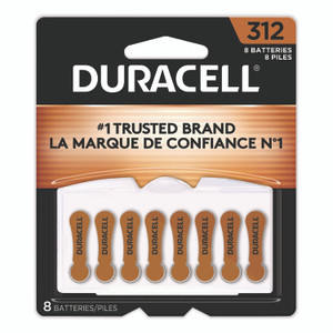 Duracell Hearing Aid Battery, #312, 8/Pack View Product Image