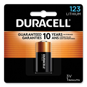 Duracell Specialty High-Power Lithium Battery, 123, 3 V View Product Image