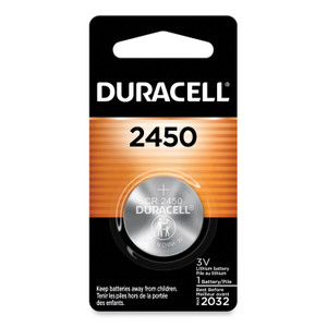 Duracell Lithium Coin Batteries, 2450, 36/Carton (DURDL2450BPK) View Product Image