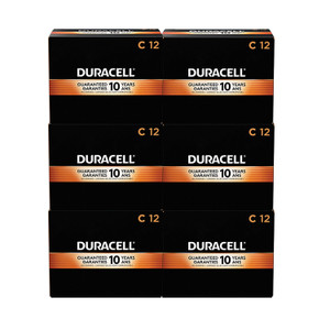 Duracell CopperTop Alkaline C Batteries, 72/Carton (DURMN1400) View Product Image