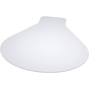 ES ROBBINS EverLife Workstation Chair Mat - Medium Pile Carpet, Workstation - 60" Length x 66" Width - Lip Size 12" Length x 20" Width - Vinyl - Clear Product Image 