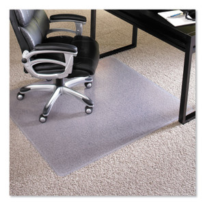 ES Robbins EverLife Intensive Use Chair Mat for High Pile Carpet, Rectangular, 46 x 60, Clear (ESR124377) Product Image 