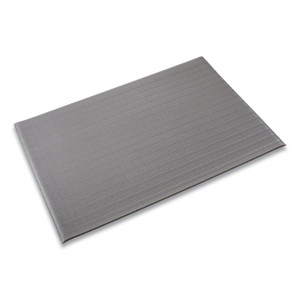 Crown Ribbed Vinyl Anti-Fatigue Mat, 24 x 36, Gray (CWNFL2436GY) View Product Image