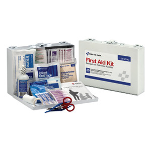 First Aid Only First Aid Kit for 25 People, 104 Pieces, OSHA Compliant, Metal Case (FAO224U) View Product Image