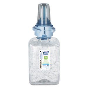 PURELL Advanced Hand Sanitizer Green Certified Gel Refill, For ADX-7 Dispensers, 700 mL, Fragrance-Free, 4/Carton (GOJ870304CT) View Product Image