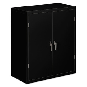 HON Assembled Storage Cabinet, 36w x 18d x 42h, Black (HONSC1842P) View Product Image