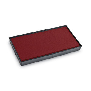 COSCO 2000PLUS Replacement Ink Pad for 2000PLUS 1SI50P, 2.81" x 0.25", Red (COS065479) View Product Image