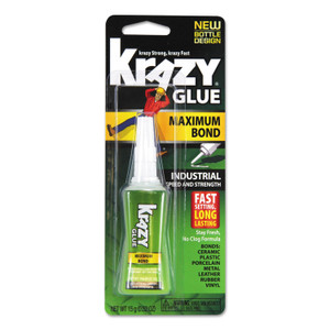 Krazy Glue Maximum Bond Krazy Glue, 0.52 oz, Dries Clear View Product Image