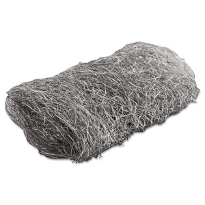 GMT Industrial-Quality Steel Wool Hand Pads, #4 Extra Coarse, Steel Gray, 16 Pads/Sleeve, 12 Sleeves/Carton (GMA117007) View Product Image