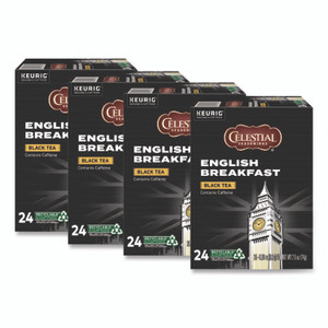 Celestial Seasonings English Breakfast Black Tea K-Cups, 96/Carton View Product Image