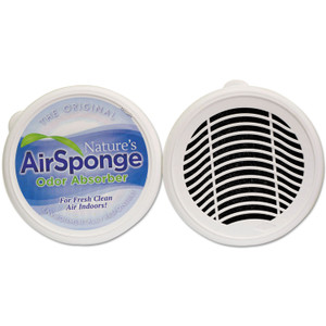 Nature's Air Sponge Odor Absorber, Neutral, 8 oz, Designer Cup, 24/Carton (DEL1011DP) View Product Image