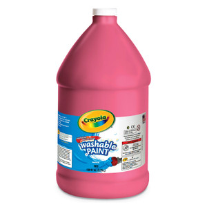 Crayola Washable Paint, Red, 1 gal Bottle CYO542128038 (CYO542128038) View Product Image