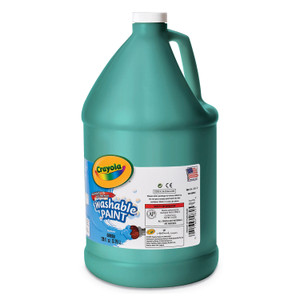 Crayola Washable Paint, Green, 1 gal Bottle CYO542128044 (CYO542128044) View Product Image