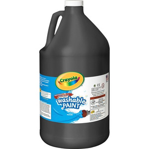 Crayola Washable Paint - 1 Color(s) - Black - 1 gal - Washable Product Image 