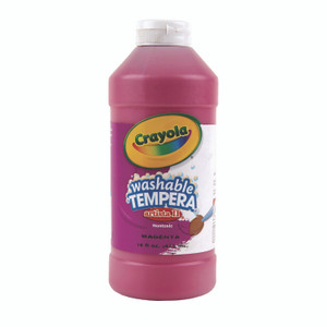 Crayola Artista II Washable Tempera Paint, Magenta, 16 oz Bottle View Product Image