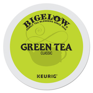 Bigelow Green Tea K-Cup Pack, 24/Box, 4 Box/Carton (GMT6085CT) View Product Image