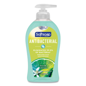 Softsoap Antibacterial Hand Soap, Fresh Citrus, 11.25 oz Pump Bottle, 6/Carton (CPC44572) View Product Image