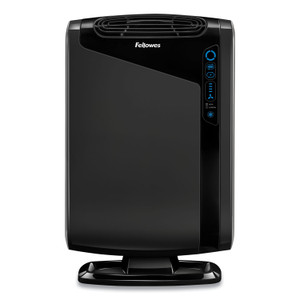 Fellowes HEPA and Carbon Filtration Air Purifiers, 300 to 600 sq ft Room Capacity, Black View Product Image
