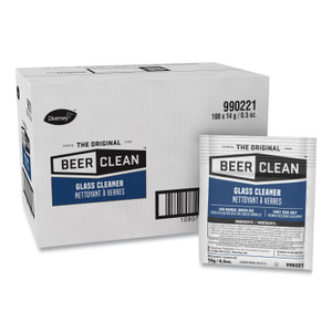 Diversey Beer Clean Glass Cleaner, Powder, 0.5 oz Packet, 100/Carton DVO990221 View Product Image
