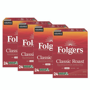 Folgers Gourmet Selections Classic Roast Coffee K-Cups, 96/Carton View Product Image