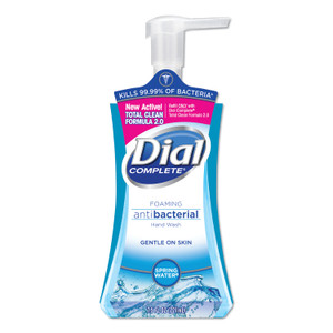 Dial Antibacterial Foaming Hand Wash, Spring Water, 7.5 oz (DIA05401) View Product Image