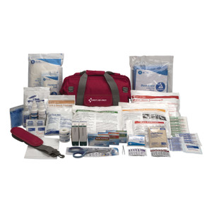 First Aid Only All Terrain First Aid Kit, 112 Pieces, Ballistic Nylon, Red View Product Image