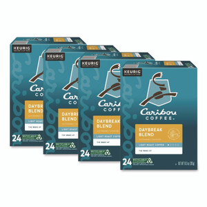 Caribou Coffee Daybreak Morning Blend Coffee K-Cups, 96/Carton View Product Image
