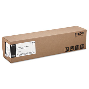 Epson Exhibition Canvas, 23 mil, 24" x 40 ft, Matte White (EPSS045257) View Product Image