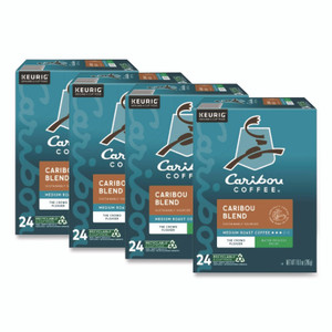 Caribou Coffee Caribou Blend Decaf Coffee K-Cups, 96/Carton View Product Image