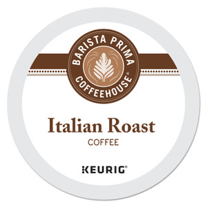 Barista Prima Coffeehouse Italian Roast K-Cups Coffee Pack, 24/Box, 4 Box/Carton (GMT8500CT) View Product Image