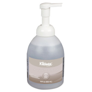 Kleenex Alcohol-Free Foam Hand Sanitizer, 18 oz Pump Bottle, Fragrance-Free, 4/Carton (KCC45827CT) View Product Image