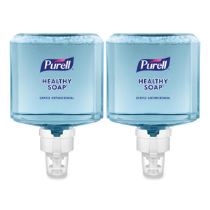 PURELL HEALTHY SOAP 0.5% BAK Antimicrobial Foam, For ES8 Dispensers, Light Citrus Floral, 1,200 mL, 2/Carton (GOJ777902) View Product Image