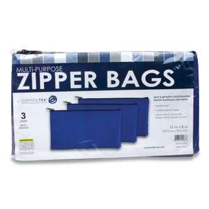 BAG;VINYL;ZIPPER;3/PK;BE Product Image 