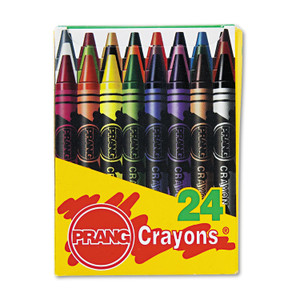 Prang Crayons Made with Soy, 24 Colors/Box (DIX00400) View Product Image