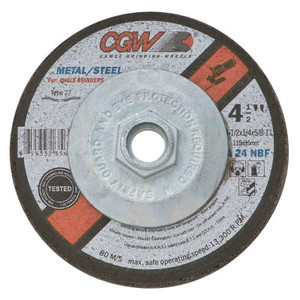 4-1/2X1/4X5/8-11 A24-N-Bf Steel T27 Dp Ct Whl (421-35623) Product Image 