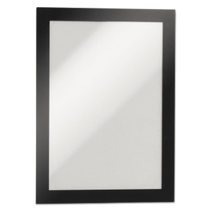 Durable DURAFRAME Sign Holder, 5.5 x 8.5, Black Frame, 2/Pack View Product Image