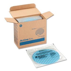 Georgia Pacific Professional ActiveAire Deodorizer Urinal Screen, Coastal Breeze Scent, Blue, 12/Carton (GPC48270) View Product Image