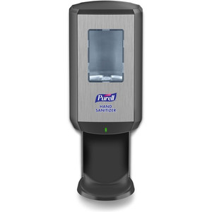 PURELL CS6 Hand Sanitizer Dispenser - Automatic - 1.27 quart Capacity - Support 4 x C Battery - Wall Mountable, Refillable, Site Window, Locking Mechanism, Touch-free - Graphite Product Image 
