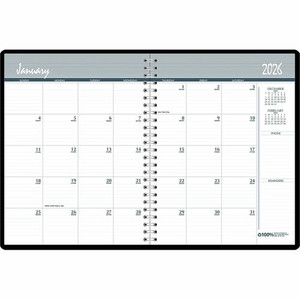 House of Doolittle 2680-02 Planner - Regular - Monthly - 24 Month - January 2026 to December 2027 - Blue Sheet Product Image 