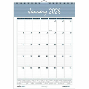 House of Doolittle Bar Harbor 12-Month Wall Calendar - Julian Dates - Monthly - 1 Year - January 2026 to December 2026 - 1 Month Single Page Layout Product Image 